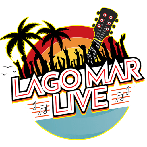 A logo for the lago mar live event.