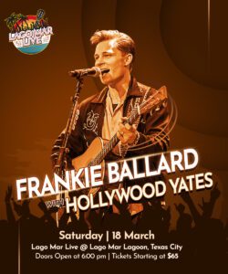 A poster of frankie ballard and hollywood yates