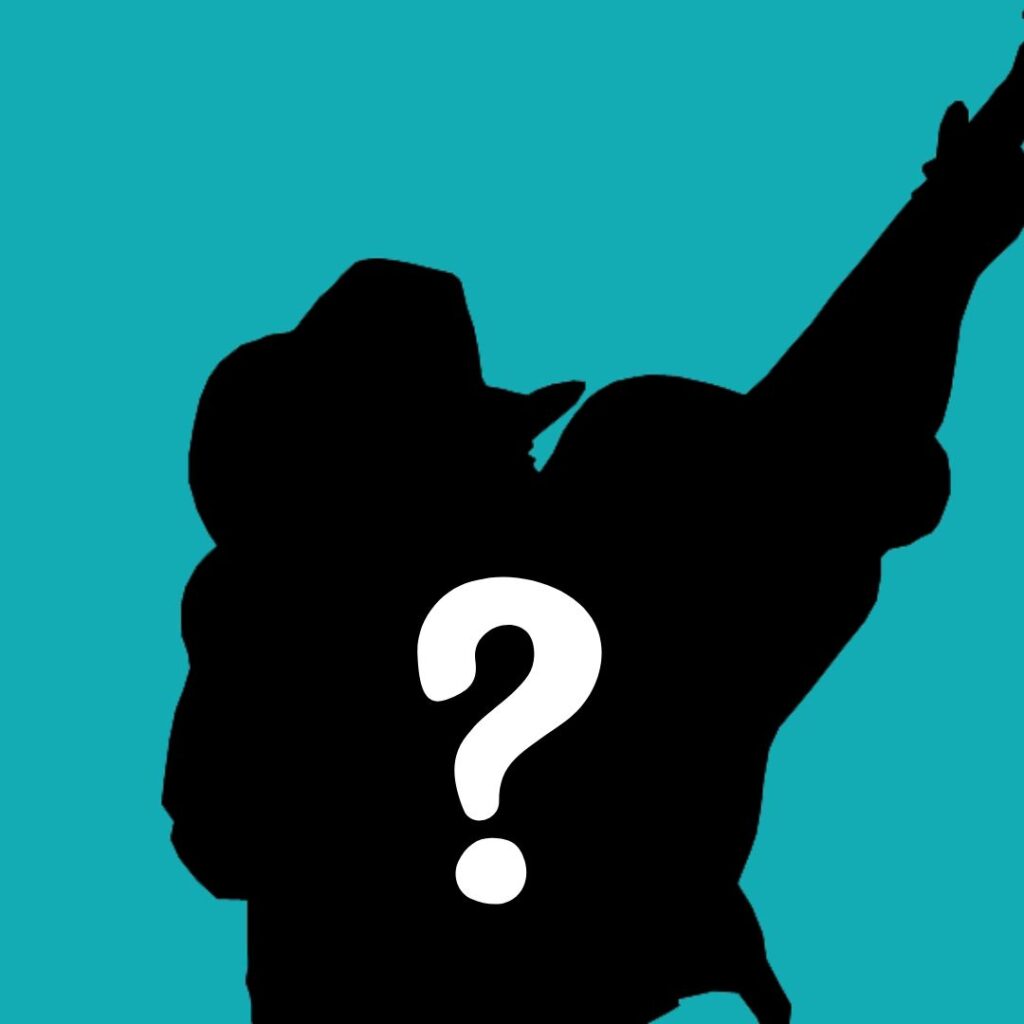 A silhouette of someone holding something up to their face.