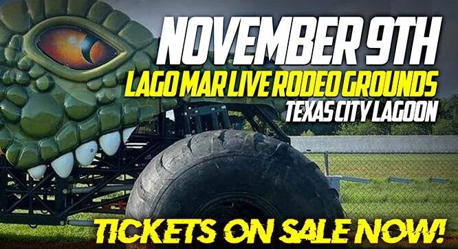 November Lago Mar live Rodeo Grounds banner